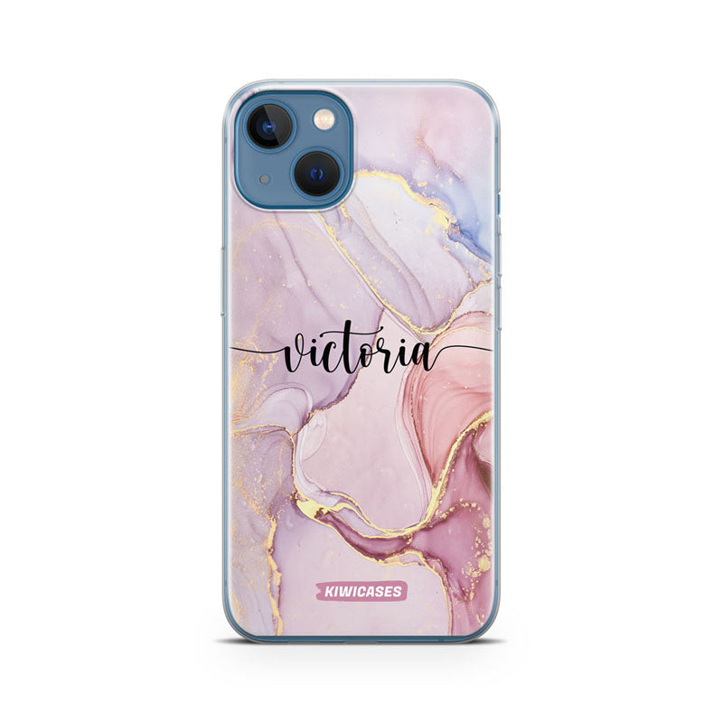 Lilac Watercolour - iPhone 13 Mini - Custom