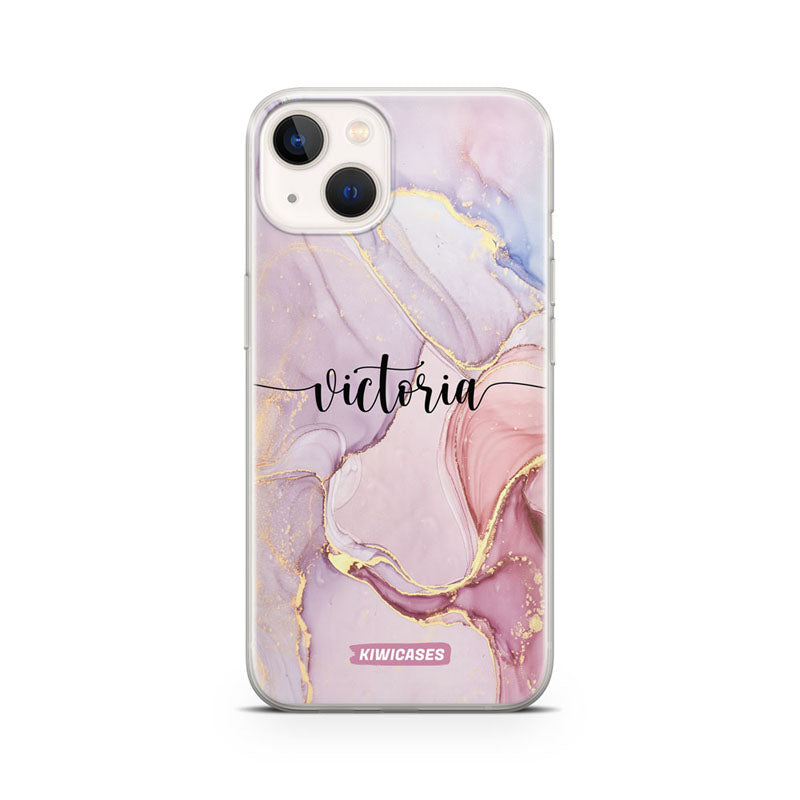 Lilac Watercolour - iPhone 13 Mini - Custom