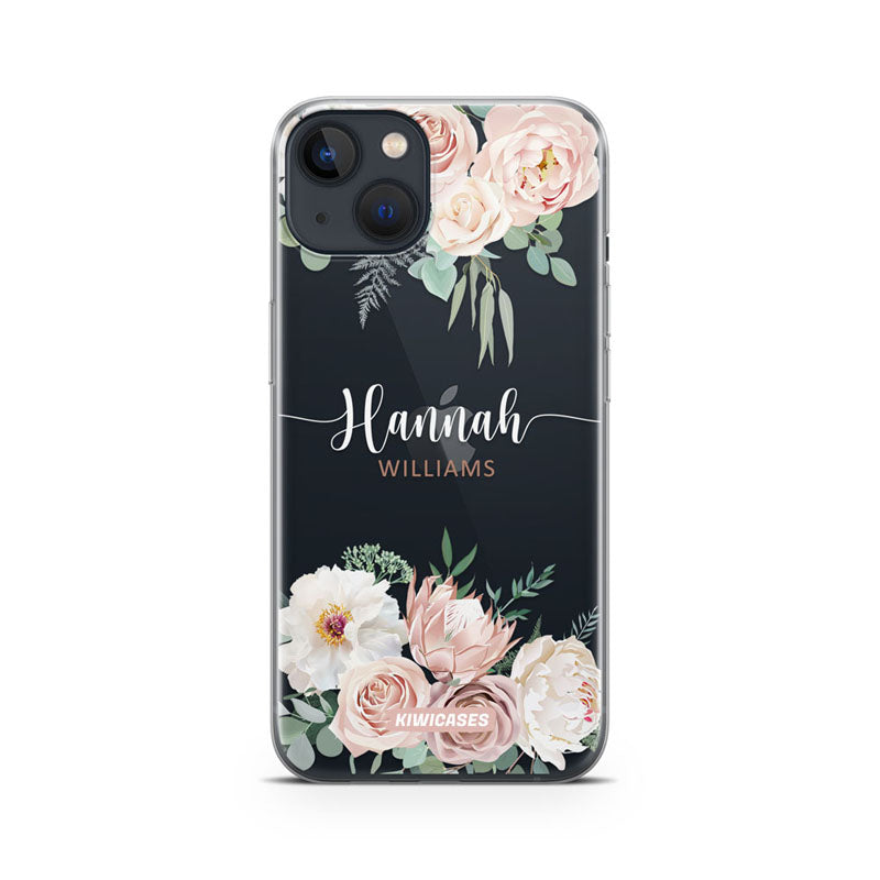 Dusty Pink Florals - iPhone 13 Mini - Custom