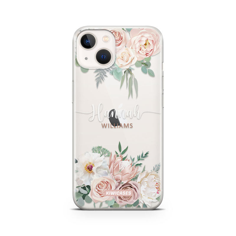 Dusty Pink Florals - iPhone 13 Mini - Custom