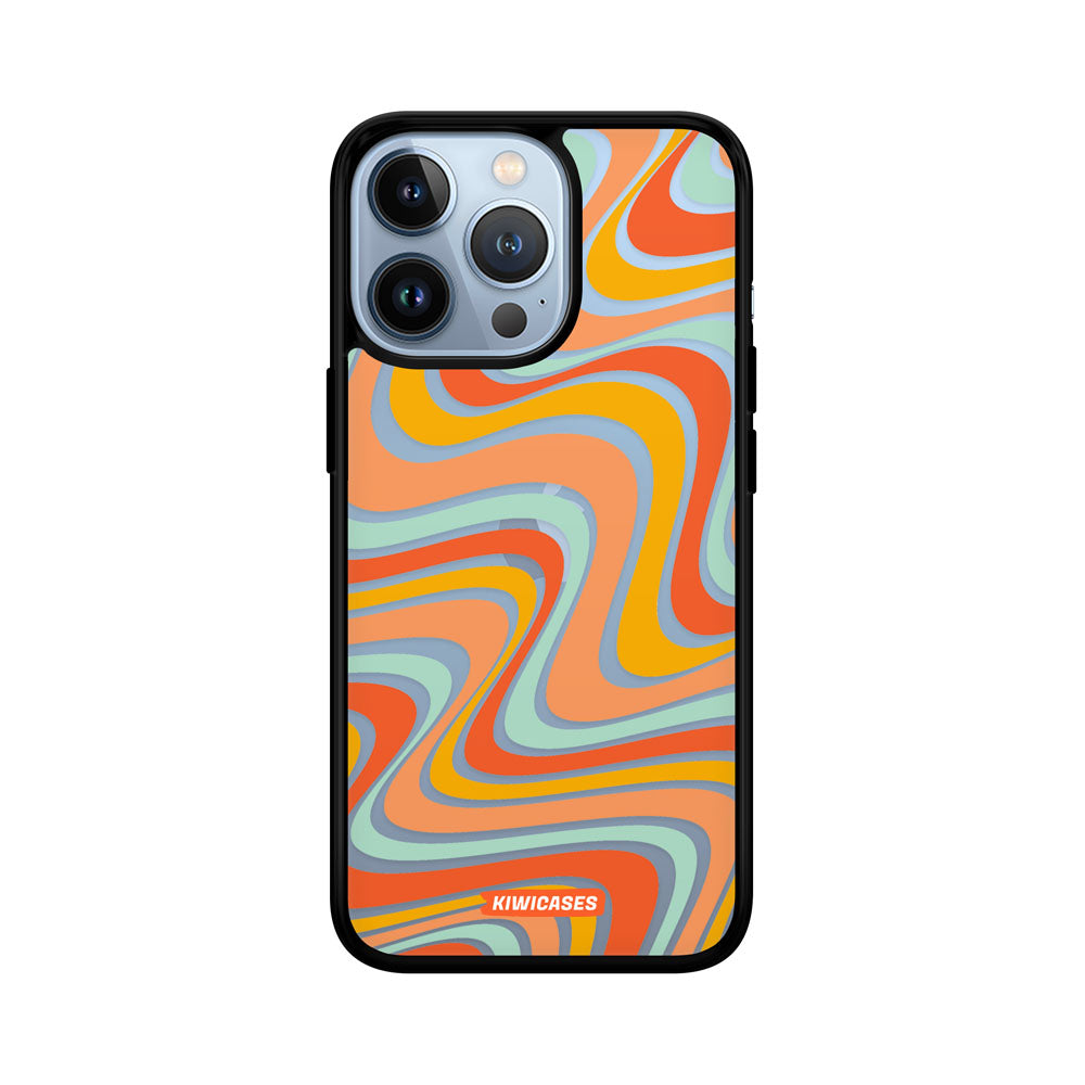 Wavey Orange - iPhone 13 Pro