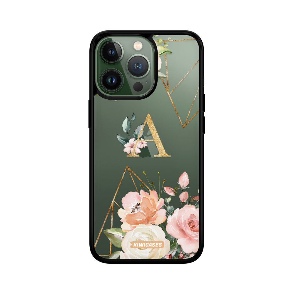 Floral Initials - iPhone 13 Pro - Custom