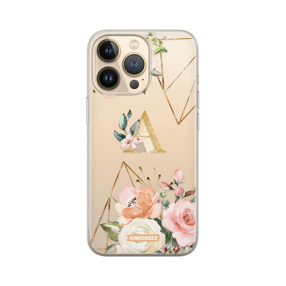 Floral Initials - iPhone 13 Pro - Custom