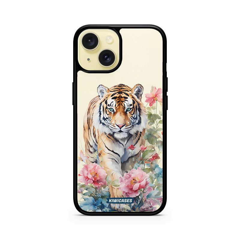 Floral Tiger - iPhone 15