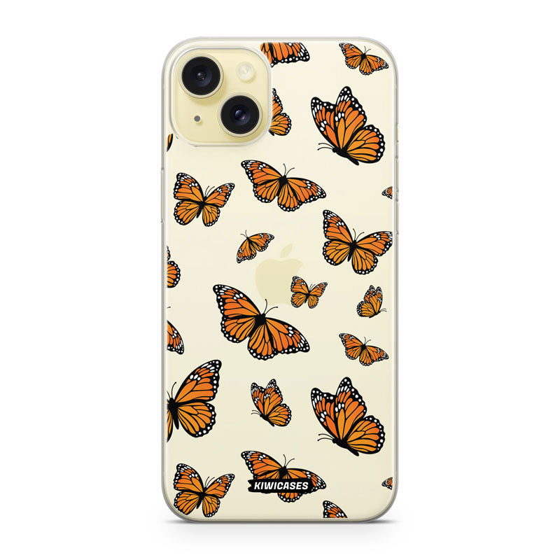 Monarch Butterflies - iPhone 15 Plus