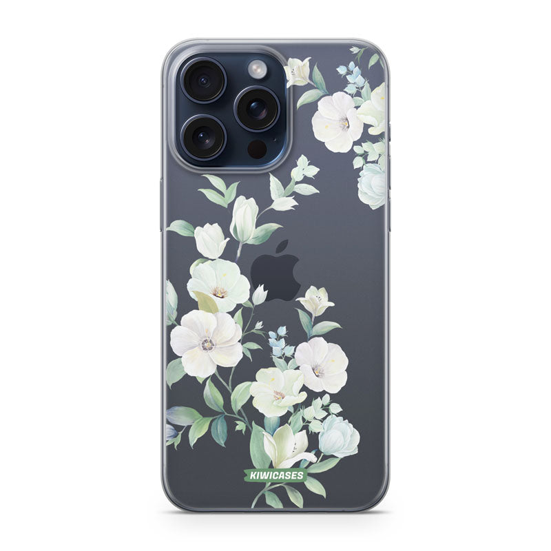White Hibiscus - iPhone 15 Pro Max