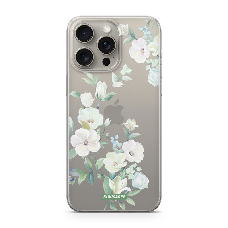 White Hibiscus - iPhone 15 Pro Max