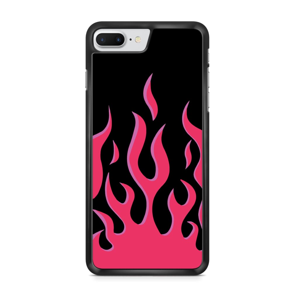 Kiwi Cases iPhone 13 Pro Max Hot Pink Flames Phone Case