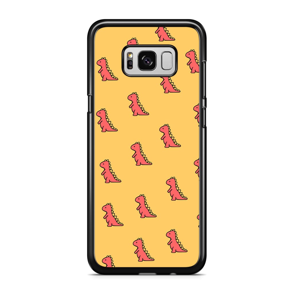 Red Dinosaur Phone Case - Galaxy S8 - Phone Case