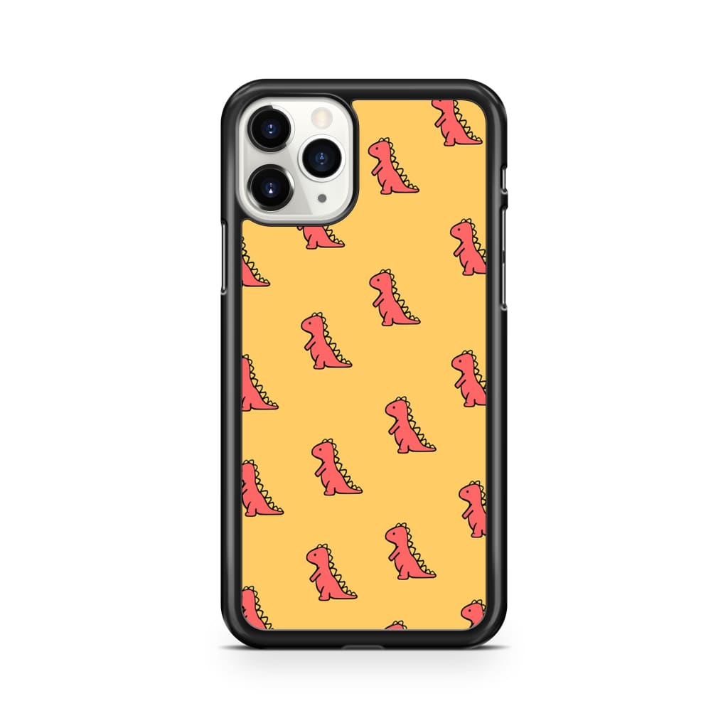 Red Dinosaur Phone Case - iPhone 11 Pro - Phone Case